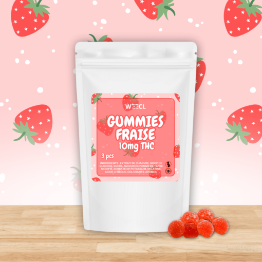Gummies THC 10mg Fraise